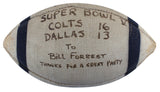 1970 Colts (32) Johnny Unitas, Bubba Smith Signed Nfl Football BAS #AA03813