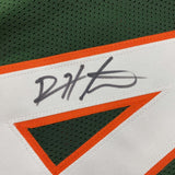 Autographed/Signed Devin Hester Miami Green College Football Jersey JSA COA
