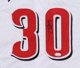 Will Benson Signed Cincinnati Reds Jersey (JSA) Reds Rookie Outfielder
