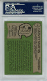 Harvey Martin Autographed 1978 Topps #110 Trading Card PSA Slab 43731