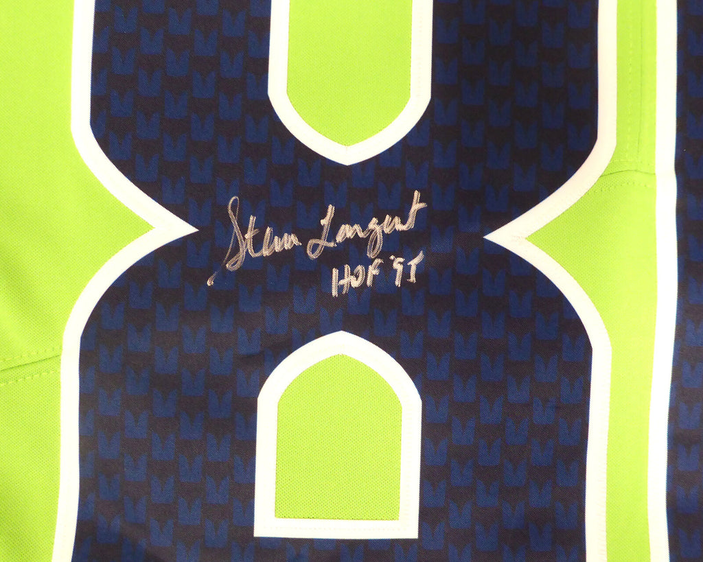 Seattle Seahawks Steve Largent Autographed Green Nike Jersey MCS Holo ...