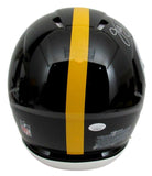 Jack Lambert HOF Signed/Ins Steelers Full Size Speed Authentic Helmet JSA 164402