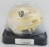 Jack Eichel Signed Vegas Golden Knights Mini Hockey Helmet (Fanatics Certified)