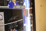 Rantanen/Makar/Landeskog/Mackinnon Signed SC 16x20 Lighted Frame Fanatics COA