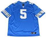 DAVID MONTGOMERY AUTOGRAPHED DETROIT LIONS #5 NIKE JERSEY BECKETT