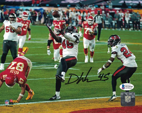 Devin White Autographed/Signed Tampa Bay Buccaneers 8x10 Photo BAS 31655