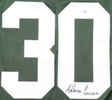 Ahman Green Green Bay Signed Green Pro Cut Football Jersey JSA QR Hologram