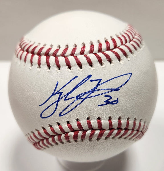 Astros World Series Champ KYLE TUCKER Signed Official MLB Baseball AUTO - BAS