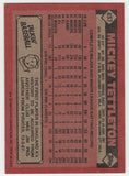Mickey Tettleton Signed A's 1986 Topps Rookie Baseball Card #457 -(SCHWARTZ COA)