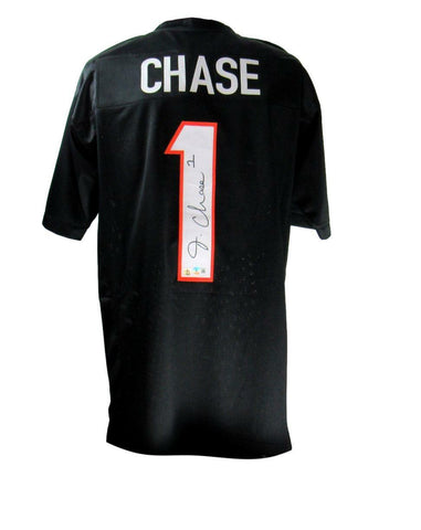 Ja'Marr Chase Signed/Autographed Custom Bengals Jersey Beckett 166067