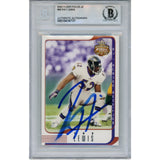 Ray Lewis Autographed/Signed 2002 Fleer #69 Trading Card Slab Beckett 53491