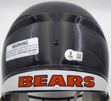 DJ Moore Autographed Speed Blue Full Size Helmet Bears Beckett QR #1W405143