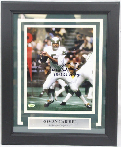Roman Gabriel Philadelphia Eagles Signed/Framed 8x10 Photo Autographed BA01958