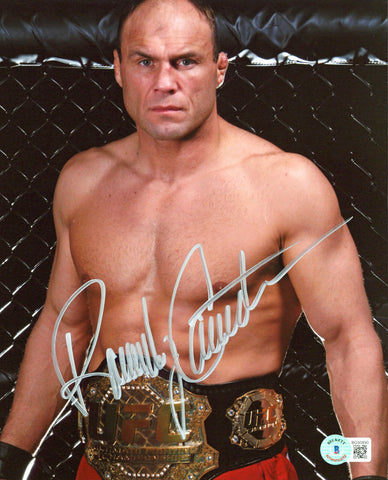 Randy Couture UFC Authentic Signed 8x10 Photo Autographed BAS #BG90890