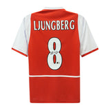 Freddie Ljungberg Signed Arsenal FC Home Soccer Jersey #8 with Beckett COA