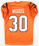 Ickey Woods Signed Cincinnati Bengals Pro Cut Jersey (JSA) Super Bowl XXIII RB