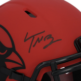 Trey McBride Autographed Arizona Cardinals RAVE Mini Speed Helmet Fanatics