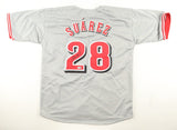 Eugenio Suarez Signed Cincinnati Reds Jersey (GTSM) 2xAll Star 3rd Baseman