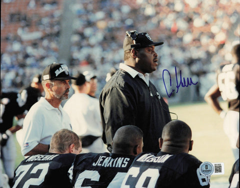 Art Shell Autographed Signed 8x10 Photo Oakland Raiders Beckett BAS QR #BS12820