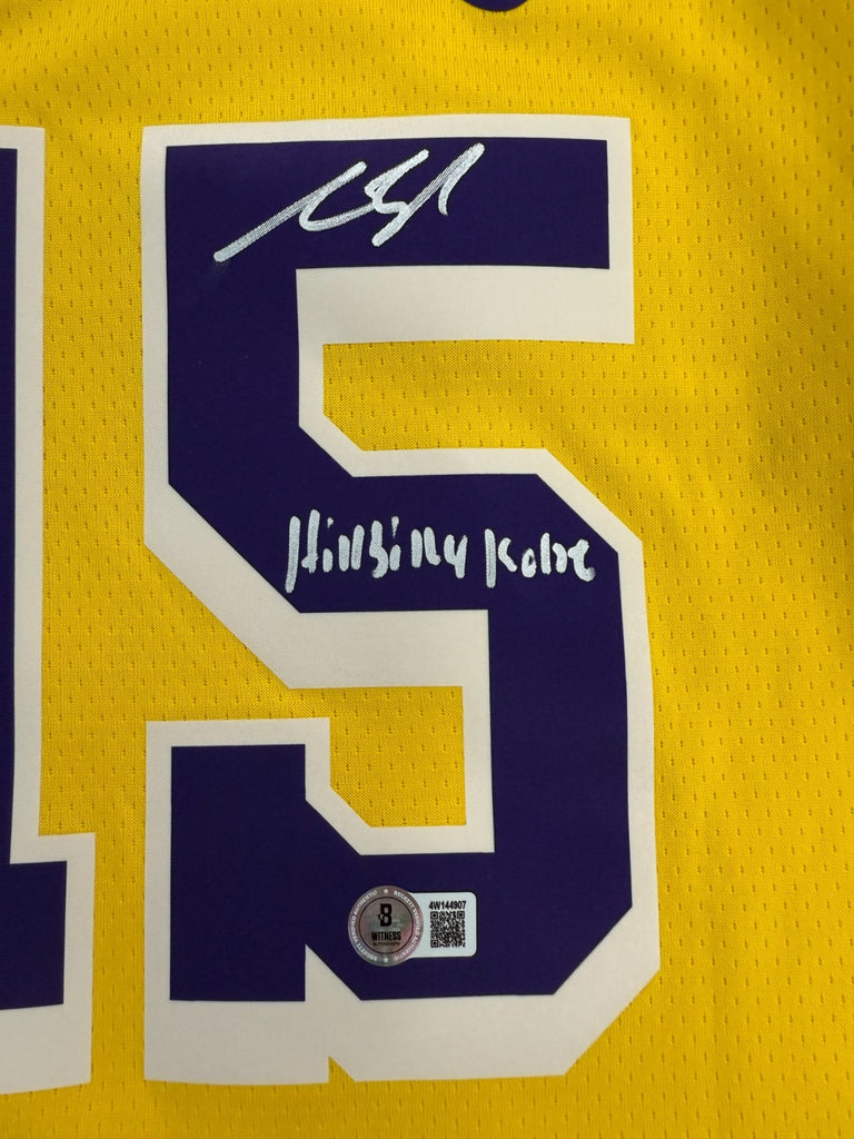 Austin Reaves Autographed Los Angeles Lakers Nike Swingman Jersey Beck ...