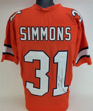 Justin Simmons Signed Denver Broncos Jersey (JSA COA) 2020 Pro Bowl Free Safety