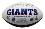 Phil Simms New York Giants Signed/Autographed Logo Football JSA 213490