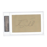 Tim Tebow Signed 3x5 Cut Signature (PSA Encapsulated) Ex Florida Gator QB Met OF