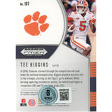 Tee Higgins Autographed 2020 Panini Prizm Draft 107 Trading Card Beckett 48902