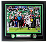 Saquon Barkley Signed/Autographed 16x20 Photo Eagles Framed PSA/DNA 203374