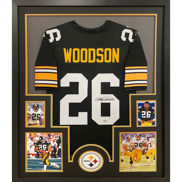 Rod Woodson Autographed Signed Framed Pittsburgh Steelers Jersey BECKETT