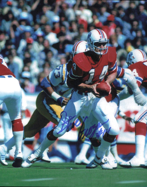 Steve Grogan Autographed Signed 8x10 Photo New England Patriots SKU #244703
