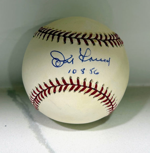 Don Larsen New York Yankees Autographed/Inscribed PG Baseball LSM COA