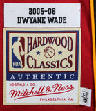 Heat Dwyane Wade Signed 2005-06 Red Mitchell & Ness Authentic Jersey Fanatics