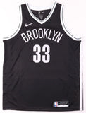 Nic Claxton Signed Brooklyn Nets Nike Jersey (PSA) 2019 Draft Pk Georgia Bulldog