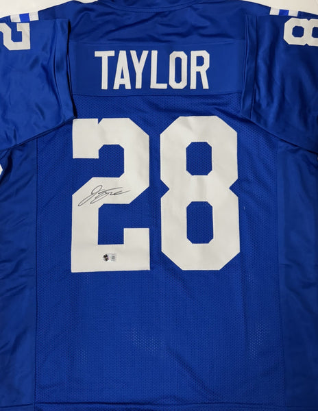 JONATHAN TAYLOR - Signed Custom Blue Jersey AUTO - Indianapolis Colts - BAS