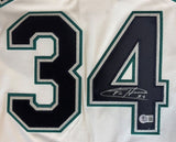 Felix Hernandez Signed Seattle Mariners Nike Replica MLB Baseball Jersey BAS