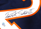 Denver Broncos Patrick Surtain Autographed Blue Jersey Beckett BAS QR #WX62986
