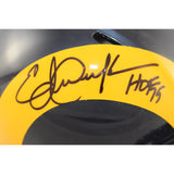Eric Dickerson Autographed Los Angeles Rams TB Mini Helmet HOF Beckett 51261