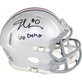 Jonathon Cooper Autographed Ohio State Buckeyes Mini Helmet Insc Beckett W 52841