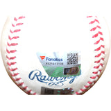Pete Alonso Autographed New York Mets Game Used Baseball 2022 Fanatics 54536