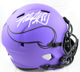 Adrian Peterson Autographed Vikings F/S Rave Speed Helmet - Beckett W Hologram