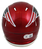 Richard Seymour Signed New England Patriots Mini Helmet (Beckett) 7xPro Bowl D.T