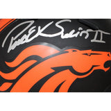 Patrick Surtain Signed Denver Broncos Eclipse Mini Helmet Beckett 42428