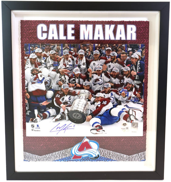 Cale Makar Autographed Colorado Avalanche 11x14 Photo - Framed - Fanatics COA