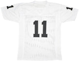 OAKLAND RAIDERS SEBASTIAN JANIKOWSKI AUTOGRAPHED WHITE JERSEY PSA/DNA 212450