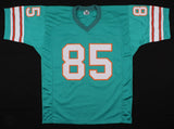 Mark "Super" Duper Signed Dolphins Jersey (PSA Hologram) 3xPro Bowl WR