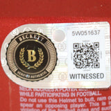 John Mateer Autographed Oklahoma Sooners Mini Helmet Beckett Witness 58311