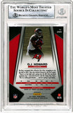 OJ Howard Autographed 2017 Panini Prizm #289 Rookie Card Beckett Slab 40754