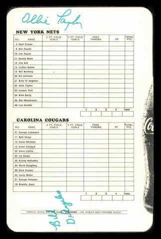 Ollie Taylor & Billy DeAngelis Autographed Signed 6x9 Magazine Photo Nets 237924