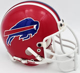 Jim Kelly Autographed Buffalo Bills Red Mini Helmet Beckett BAS QR #BS30080